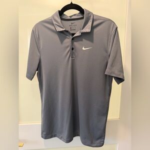 Nike Men's Dri-FIT Polo in Gray